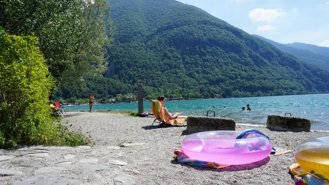 Hotel Vakantiehuis Casasdecasper - Camping Italie Porlezza Exterior foto