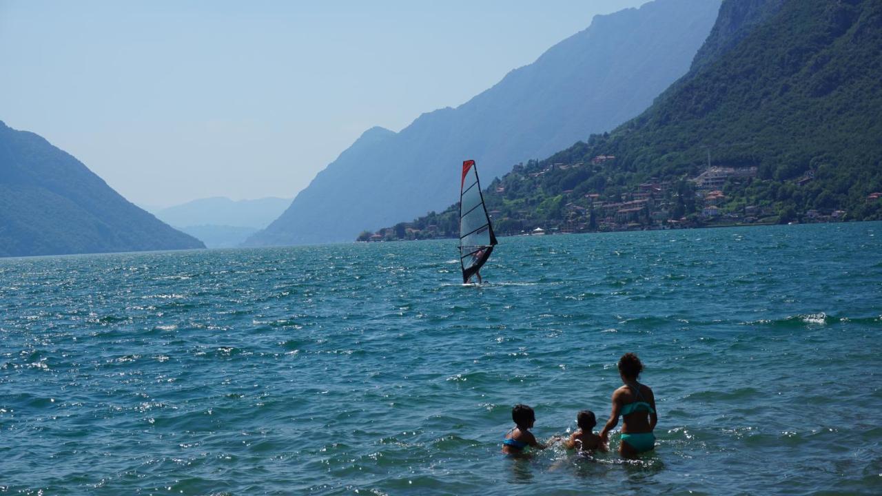 Hotel Vakantiehuis Casasdecasper - Camping Italie Porlezza Exterior foto